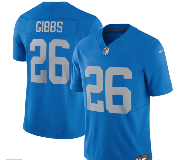 Jahmyr Gibbs Detroit Lions Nike Vapor F.U.S.E. Alternate Limited Jersey - Blue