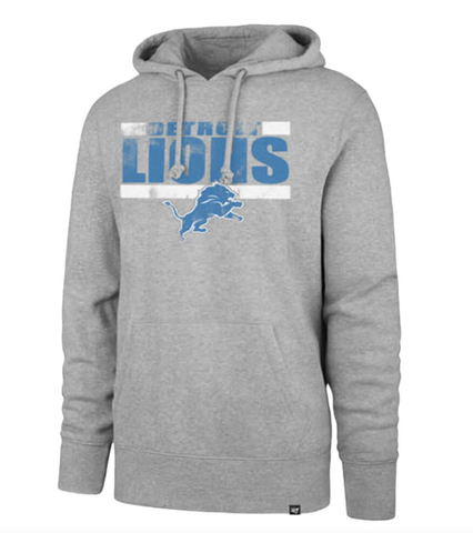 Detroit Lions Men’s Regional Headline Gray Hoody 47' Brand