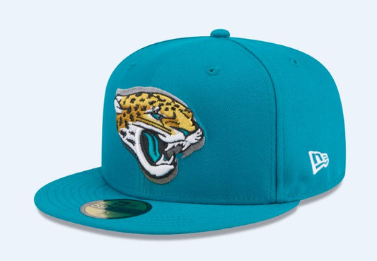 2024 NFL Jacksonville Jaguars Draft 59Fifty Teal Fitted New Era