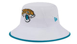 Jacksonville Jaguars New Era 2024 Training Camp Bucket Hat - Teal Trim