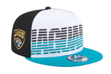 Jacksonville Jaguars New Era Throwback Space 9Fifty Snapback