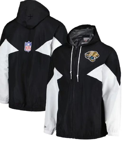 Jacksonville Jaguars Mitchell and Ness Lightweight Windbreaker Jacket