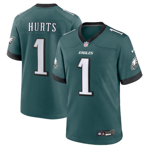 Philadelphia Eagles Jalen Hurts Midnight Green Nike Jersey