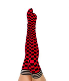 Kix'ies Thigh Highs Black/Red