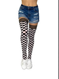 Kix'ies Thigh Highs Black/White