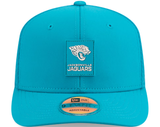 Jacksonville Jaguars New Era Teal 2025 Sideline 9SEVENTY Trucker Adjustable Hat