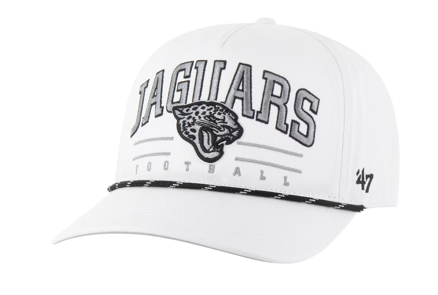 Jacksonville Jaguars '47 Roscoe Speckle Adjustable Hat - White