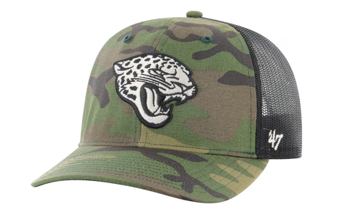 Jacksonville Jaguars '47 Trucker Adjustable Hat - Camo