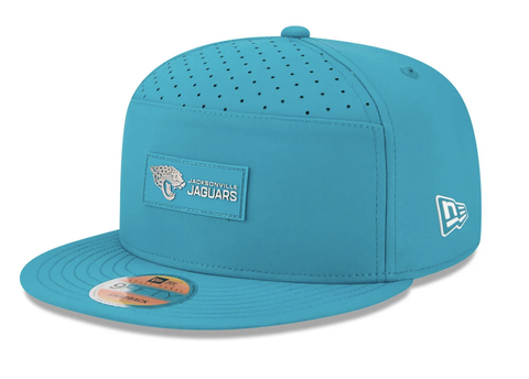 Jacksonville Jaguars 2025 Sideline Hot Weather Split Panel 9FIFTY Snapback