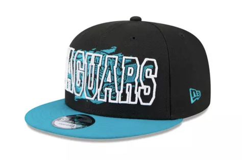 Jacksonville Jaguars 9FIFTY Splatter Snapback-Black/Teal New Era