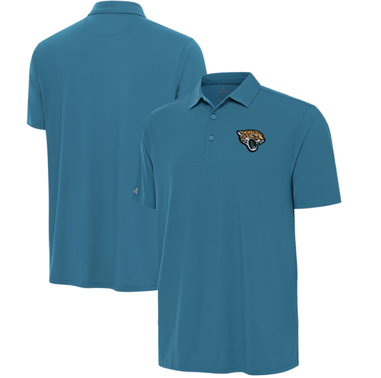 Jacksonville Jaguars Era Polo Men's Antigua Teal