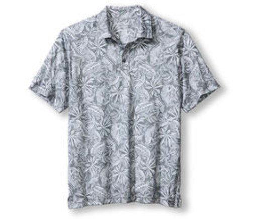 Jacksonville Jaguars Tommy Bahama Sport Tropical Score IslandZone Polo - Gray