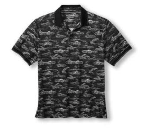 Tommy Bahama Jacksonville Jaguars Mens Black Sport Bay Polo