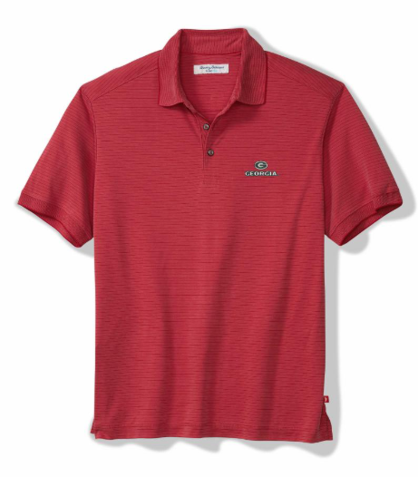 Tommy Bahama University of Georgia Bay Stripe IslandZone® Polo