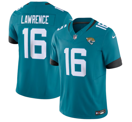 Men's Nike Trevor Lawrence Teal Jacksonville Jaguars Vapor F.U.S.E. Limited Jersey