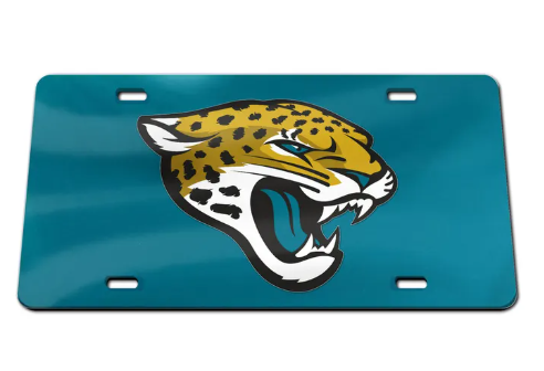 Jacksonville Jaguars Wincraft Specialty Acrylic Teal Plate