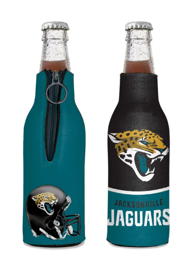 Jacksonville Jaguars Wincraft Teal/Black Bottle Cooler - officially licensed fan gear