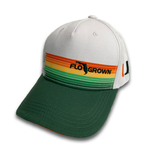 Miami Hurricanes U Stripes Hat