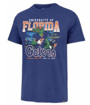 FLORIDA/GEORGIA RIVALRY JETTY BLUE EVENT REGIONAL FRANKLIN TEE M