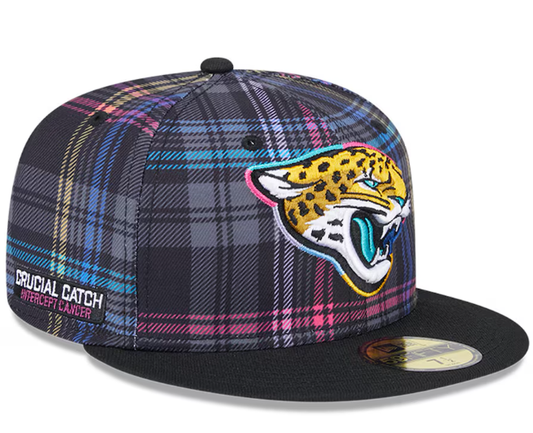 Jacksonville Jaguars New Era 59Fifty 2024 Crucial Catch Fitted Hat