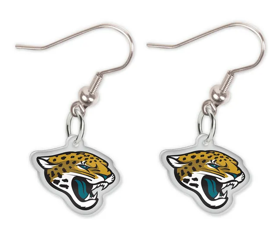 Jacksonville Jaguars Wincraft Acrylic  Loop Earrings