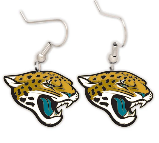 Jacksonville Jaguars Wincraft Jewelry Card Earrings