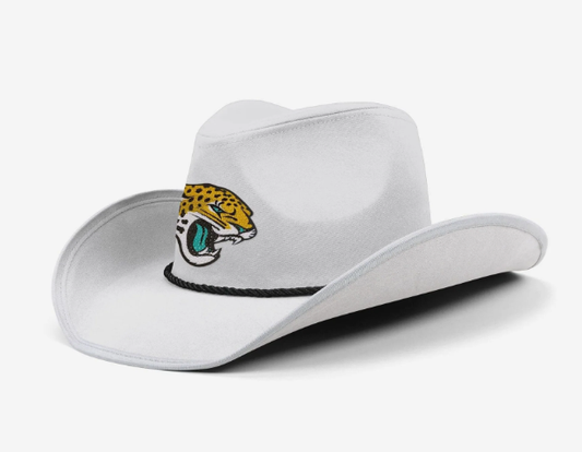 Jacksonville Jaguars FOCO White Rhinestone Cowboy Hat