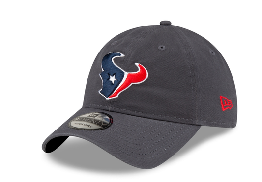 Houston Texans New Era Core Classic 9TWENTY Adjustable Hat - Graphite