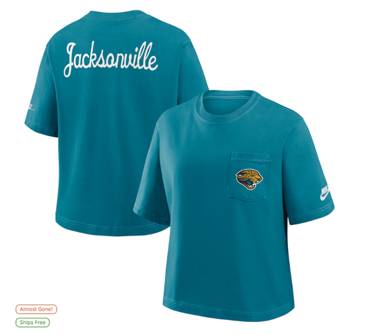 Jacksonville Jaguars Rewind Pocket Boxy
