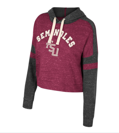 Florida State Seminoles Colosseum Ladies Lost City Speckle Hoodie - officially licensed fan gear