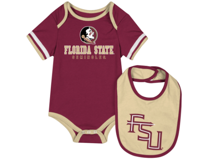Florida State Seminoles Colosseum Infant Onesie Gift Set - officially licensed fan gear