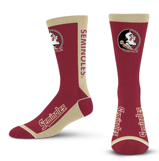 Florida State Seminoles For Bare Feet MVP Socks