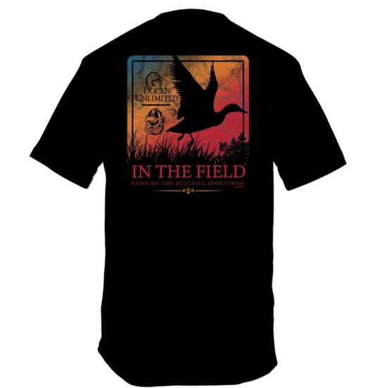 Georgia Bulldogs New World Graphics Sunset Duck Tee