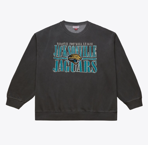 Jacksonville Jaguars Mitchell & Ness Men's Downtown Collection Fleece Sweatshirt