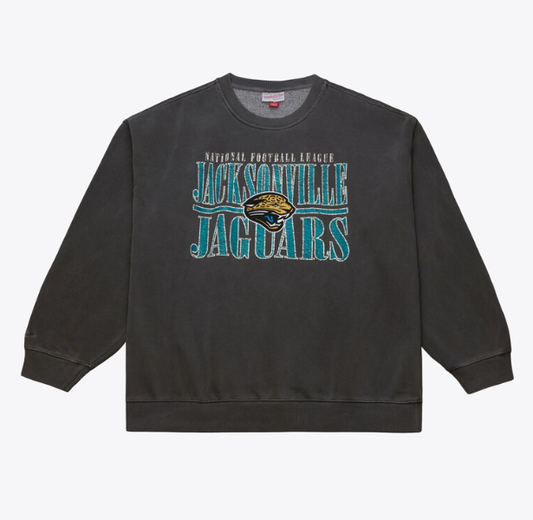 Jacksonville Jaguars Mitchell & Ness Men's Downtown Collection Fleece Sweatshirt
