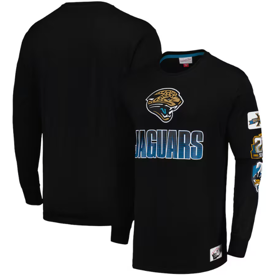 Jacksonville Jaguars Mitchell & Ness Men's  All Over Long Sleeve