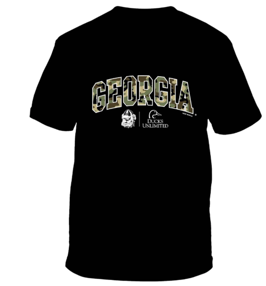 Georgia Bulldogs New World Graphics UGA Camo Arch Tee