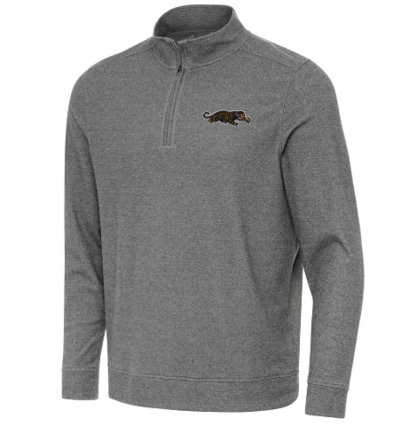 Jacksonville Jaguars Antigua Men's Throwback Prowler Subtle 1/4 Zip Jacket