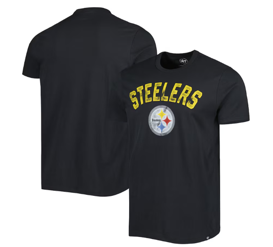 Pittsburgh Steelers Flint Black All Arch Franklin Tee Men
