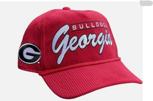 47 Brand NCAA Georgia Bulldogs Red Double Header 47 Hitch GA Side Logo Hat-Red