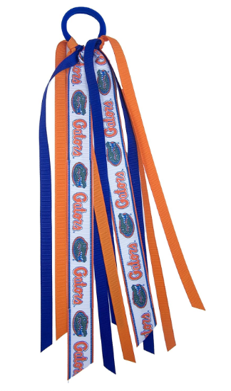 Florida Gators Divine Creations Girls Fan Tails Pony Tail Holder - officially licensed fan gear