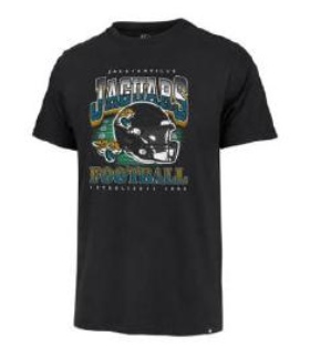 Jacksonville Jaguars Flint Black Regional Franklin Tee Mens 47' Brand