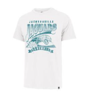 JACKSONVILLE JAGUARS WHITE WASH REGIONAL FRANKLIN TEE MENS 47' Brand
