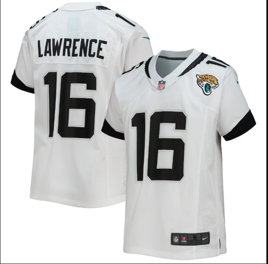 Jacksonville Jaguars Trevor Lawrence  Nike Youth Game Jersey - White