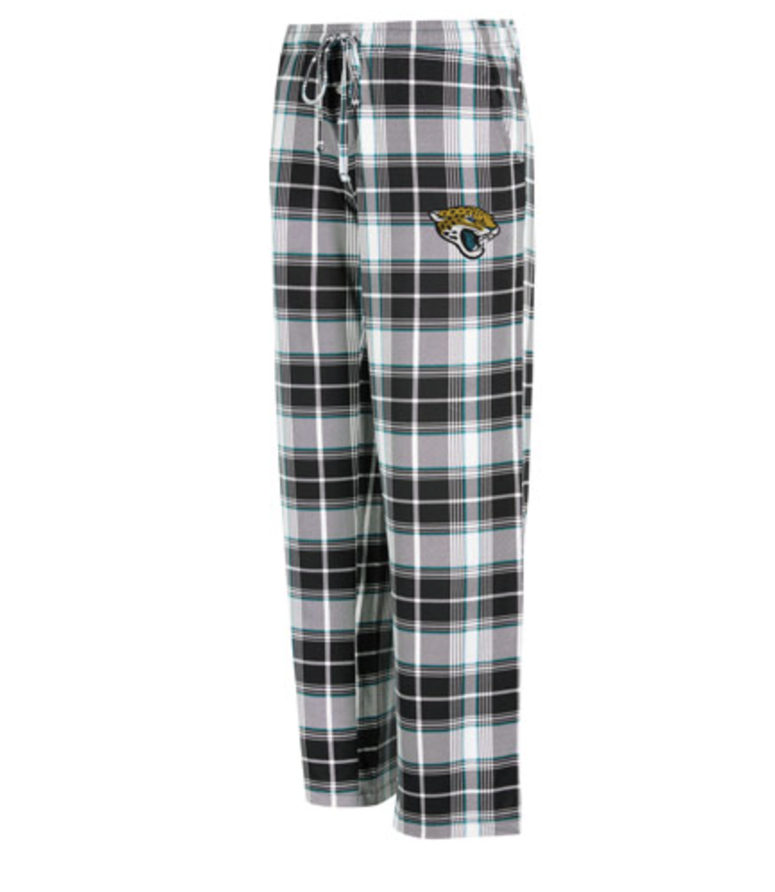JACKSONVILLE JAGUARS ASHFORD LADIES' PLAID KNIT PANT