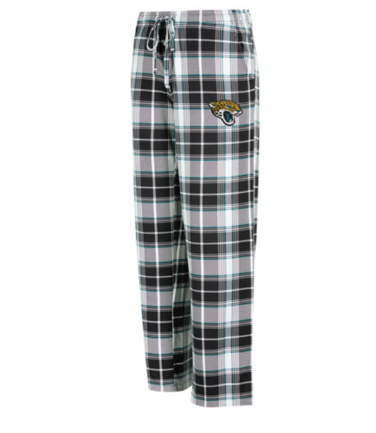 JACKSONVILLE JAGUARS ASHFORD LADIES' PLAID KNIT PANT