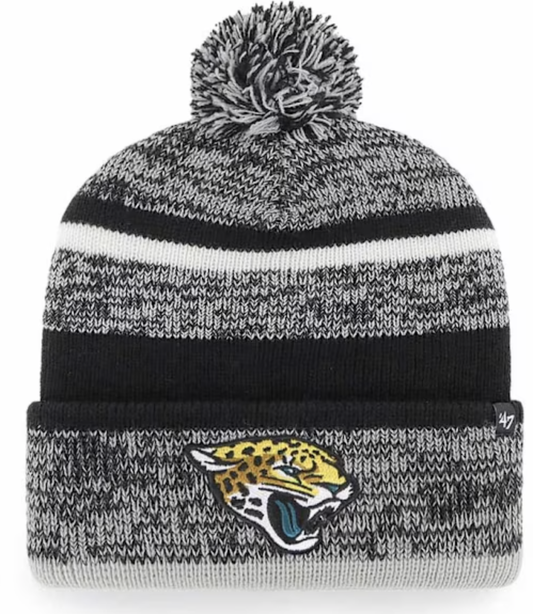 JACKSONVILLE JAGUARS BLACK NORTHWARD 47 CUFF KNIT
