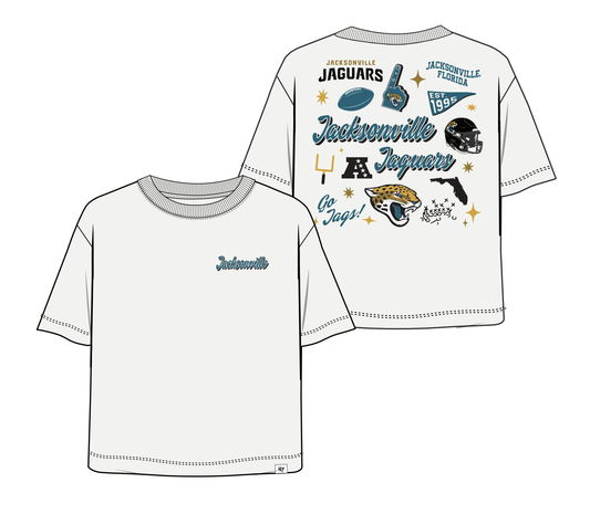 JACKSONVILLE JAGUARS COLLAGE SCRIPT REED CITY T WMN