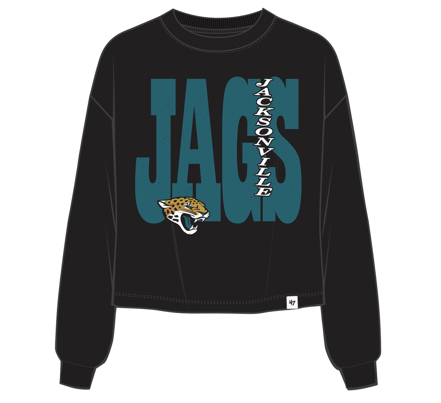 JACKSONVILLE JAGUARS BOLD STACK SYDNEY LS WMN