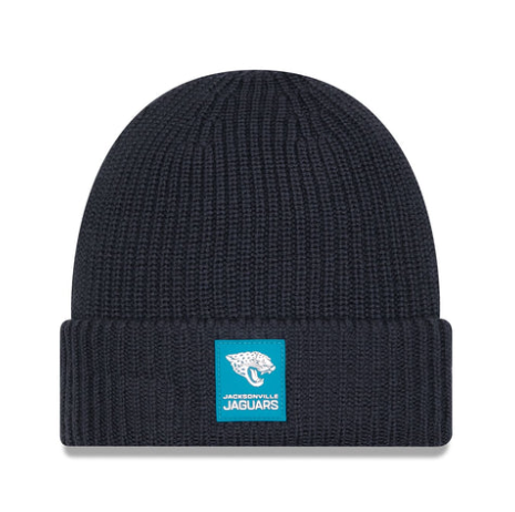 Jacksonville Jaguars New Era 2025 Sideline Weather Steel Clouds Cuff Knit Beanie